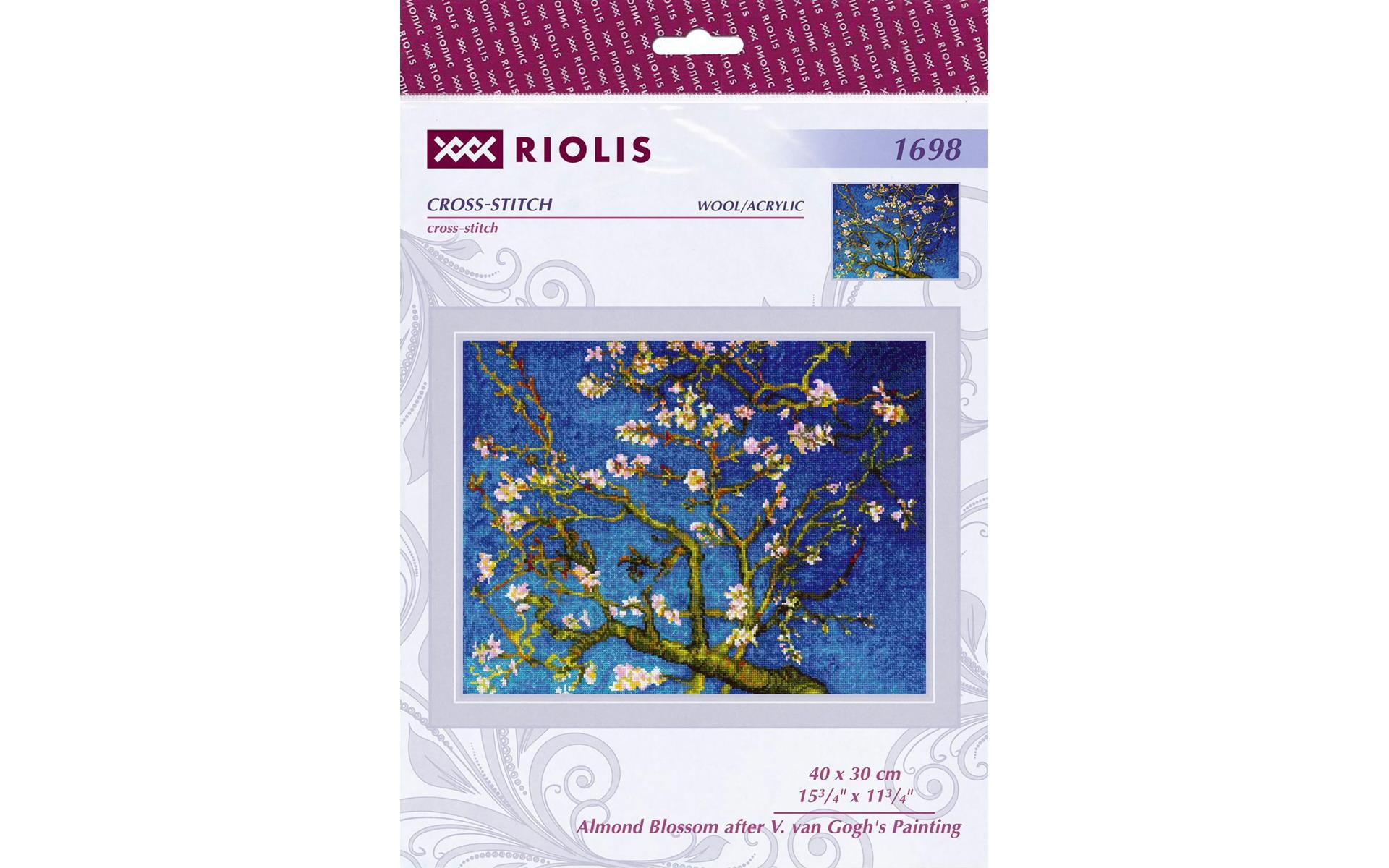 Riolis Cross Stitch Kit Almond Bloss Van Gogh