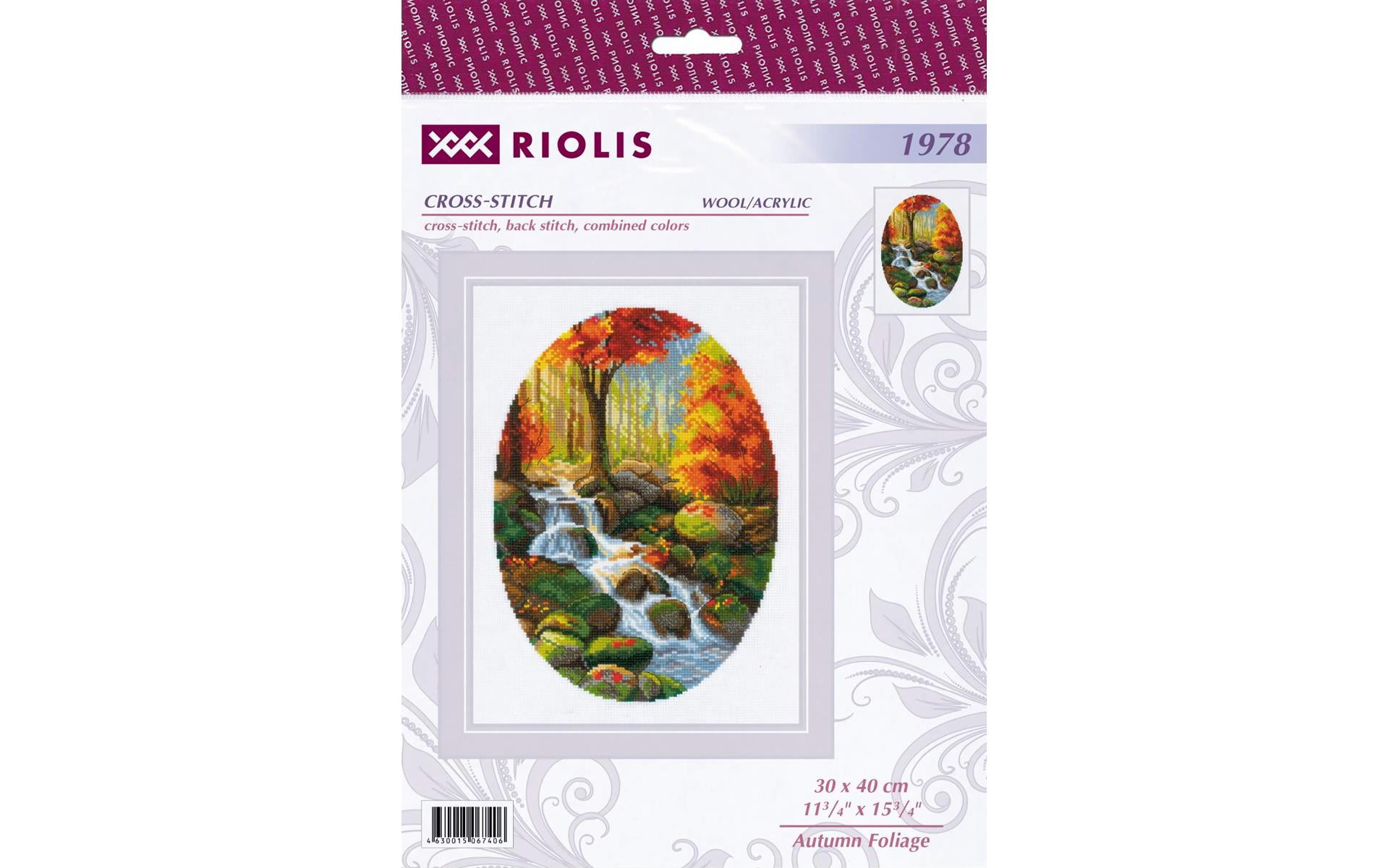 Riolis Cross Stitch Kit Autumn Foliage