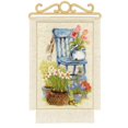 thumbnail image 1 of Riolis Cross Stitch Kit Cottage Garden Spring, 1 of 2
