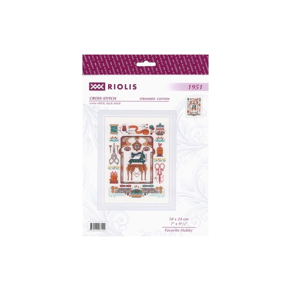 Riolis Cross Stitch Kit Favorite Hobby