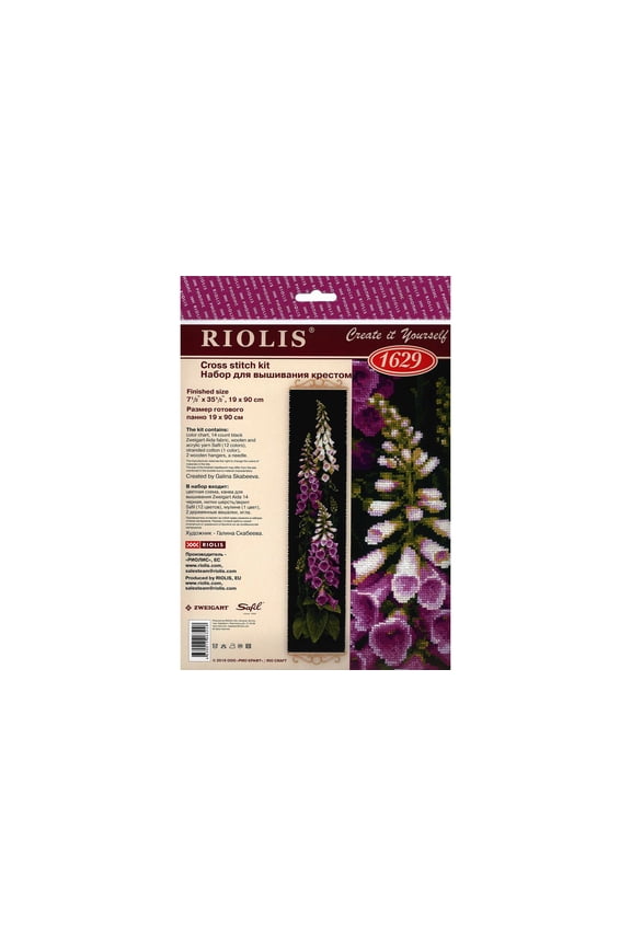 Cross Stitch Kit Foxgloves