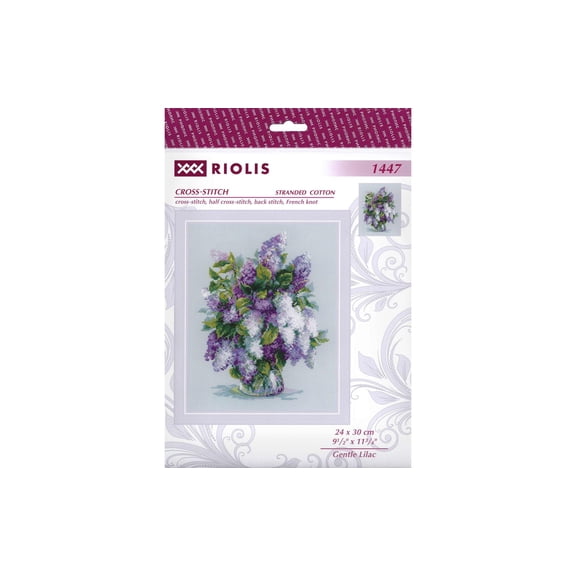 Riolis Cross Stitch Kit Gentle Lilac
