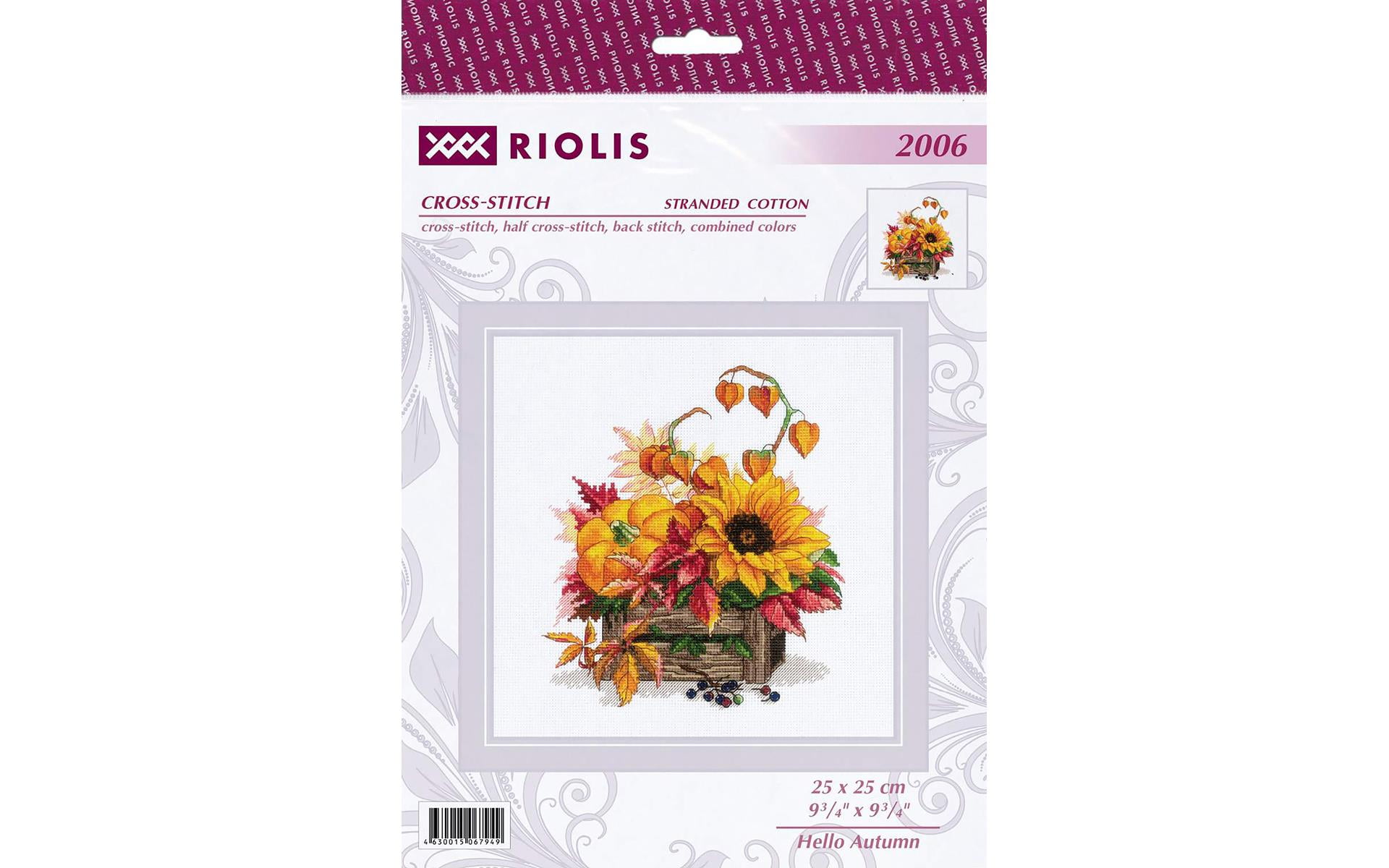 Riolis Cross Stitch Kit Hello Autumns
