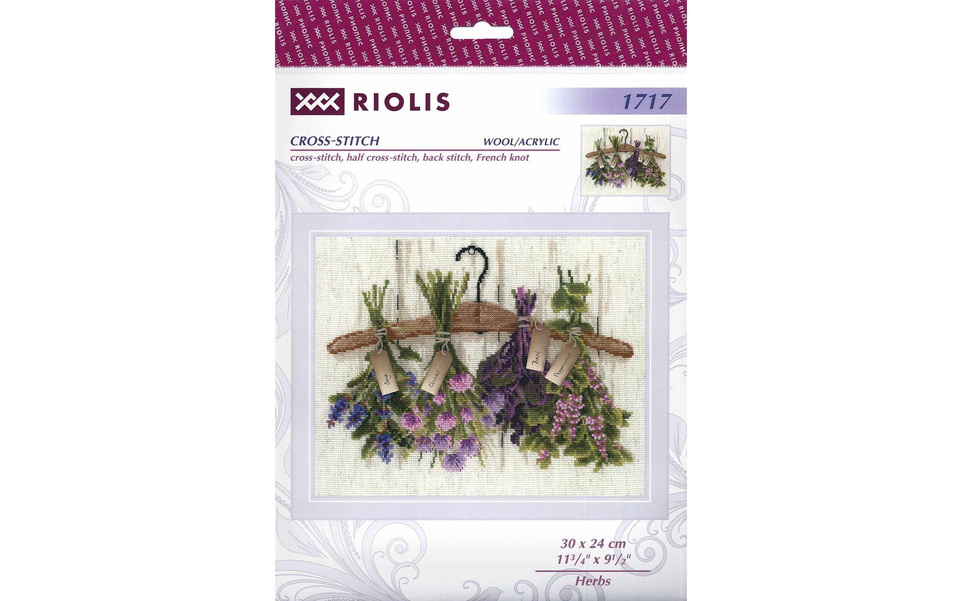RIOLIS Counted Cross Stitch Kit 11.75"X9.5"-Herbs (14 Count)