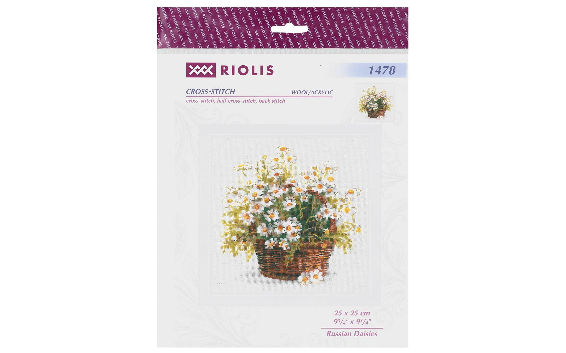 Riolis Cross Stitch Kit Russian Daisies