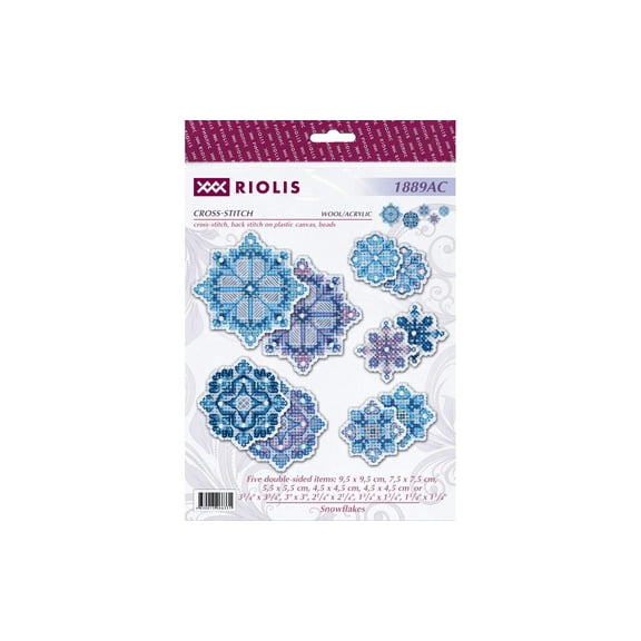 Riolis Cross Stitch Kit Snowflakes