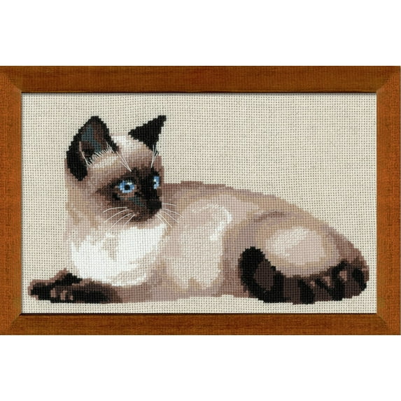 Riolis Cross Stitch Kit Thai Cat