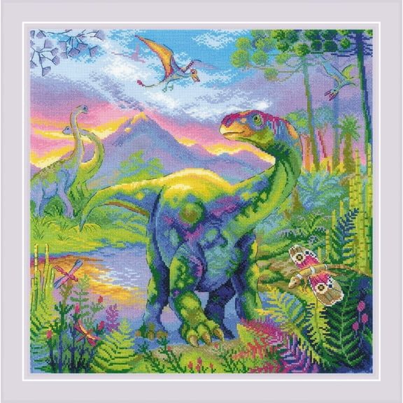 Riolis Cross Stitch Kit The Era Of Dinosaurs