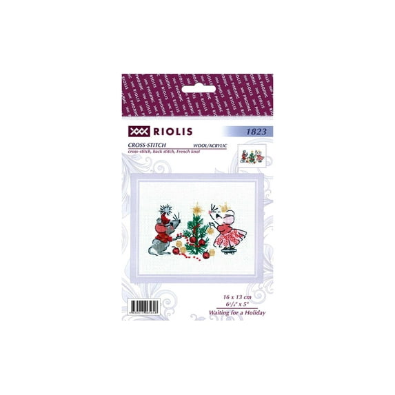 Riolis Cross Stitch Kit Waiting For A Holiday