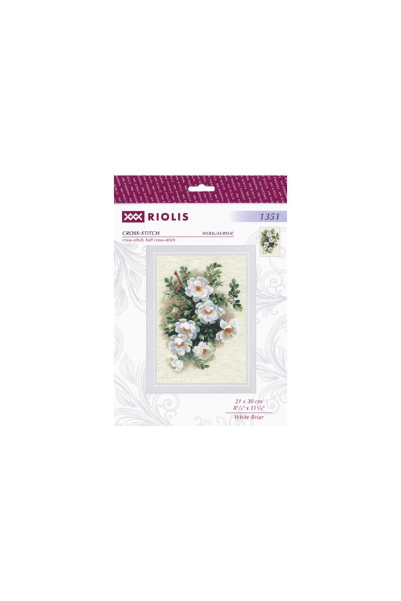 Cross Stitch Kit White Briar