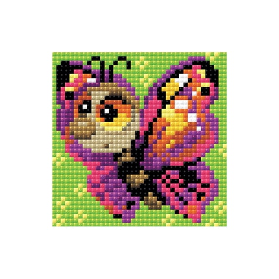 Riolis Diamond Mosaic Kit 4X4" Butterfly