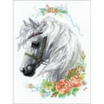thumbnail image 1 of Riolis R1804 Horse & Rose Counted Cross Stitch, 1 of 1