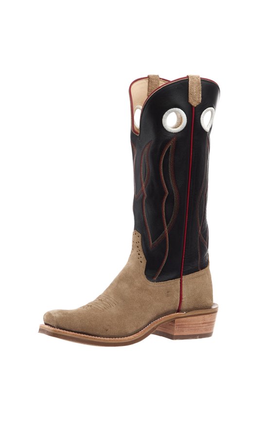 Men`s Rios RR Tan Crazy Horse Vamp 15in Black Horsebutt Top Tan 10 D