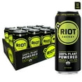 thumbnail image 1 of Riot Energy Drink Citrus Lime Organic 16 fl oz (Pack Of 12), 1 of 4