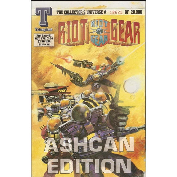 Riot Gear #1 Ashcan VF ; Triumphant Comic Book