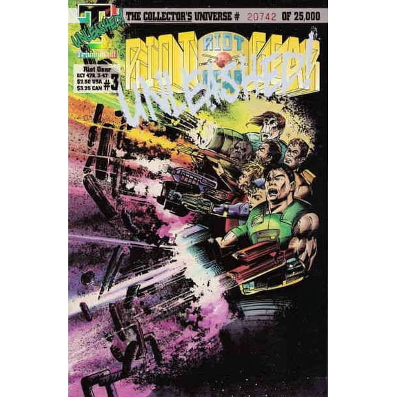 Riot Gear #3 VF ; Triumphant Comic Book