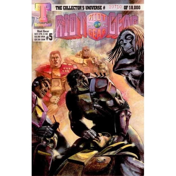 Riot Gear #5 VF ; Triumphant Comic Book