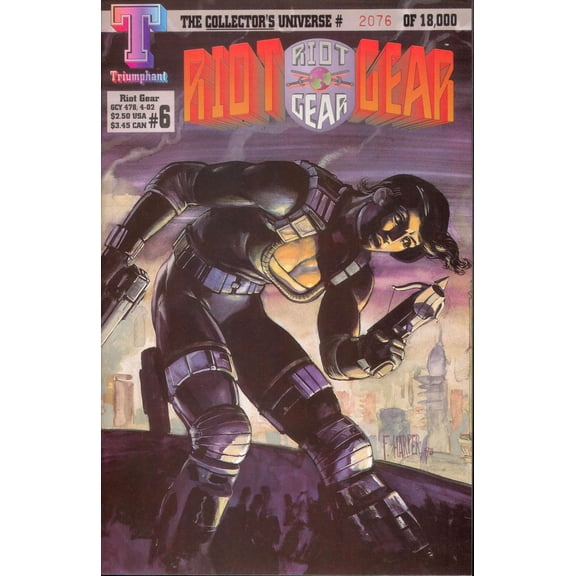 Riot Gear #6 VF ; Triumphant Comic Book