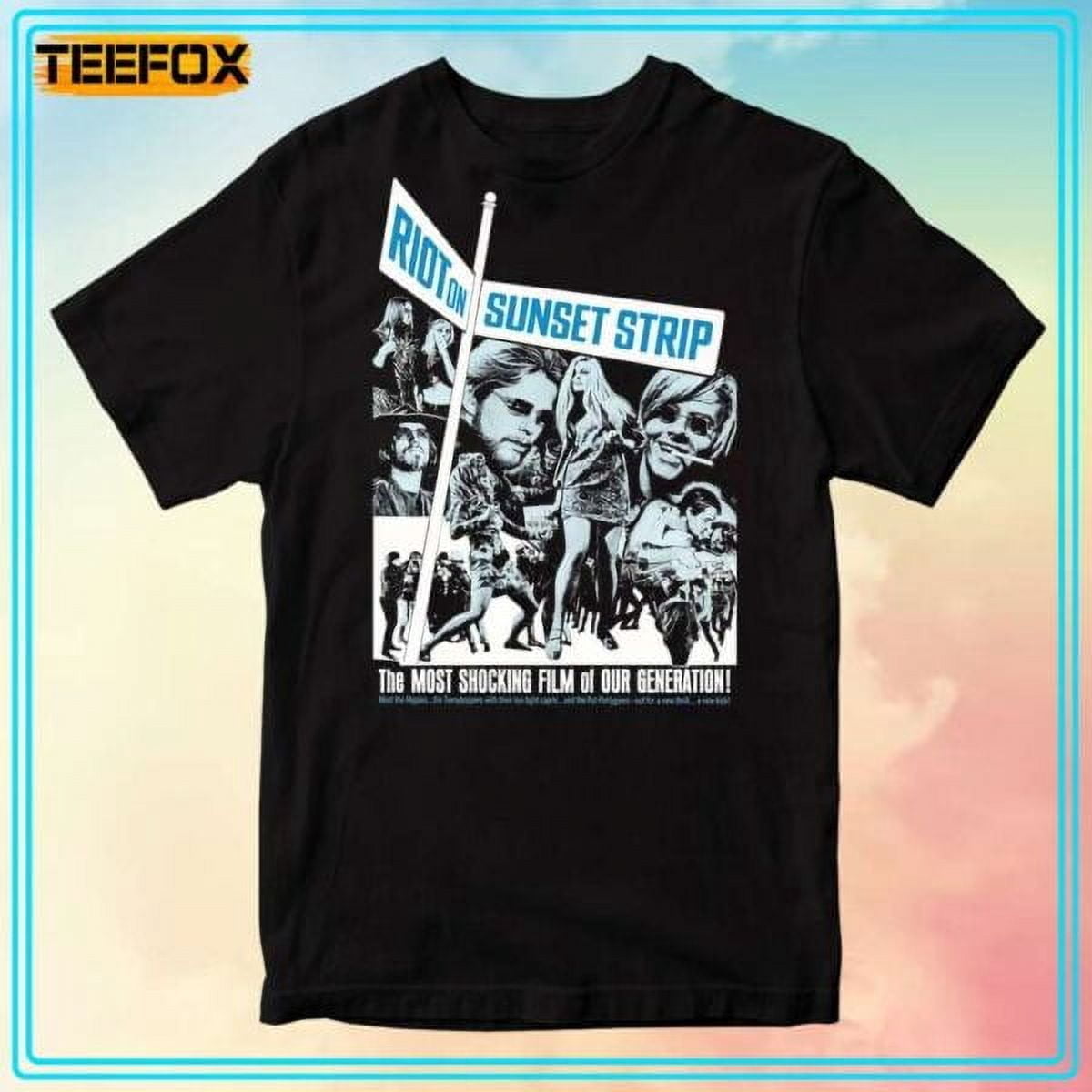 Sunset Riot Shirt Riot On Sunset Strip 1967 T-Shirt - Walmart.com