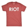 thumbnail image 1 of Riot T shirt Funny Shirts for Men National Novelty Sarcastic Adult Tees Humor Graphic Tees, 1 of 6