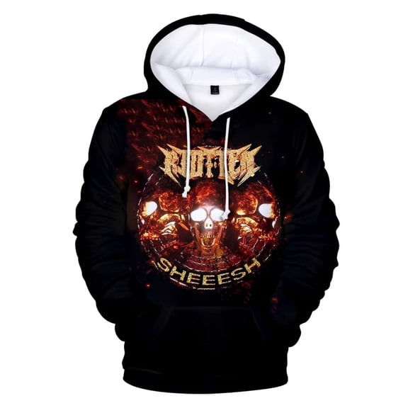 Riot Ten Merch Printed Fashion Hoodie Unisex Drawstring Pocket Long Sleeve Casual Sweatshirt