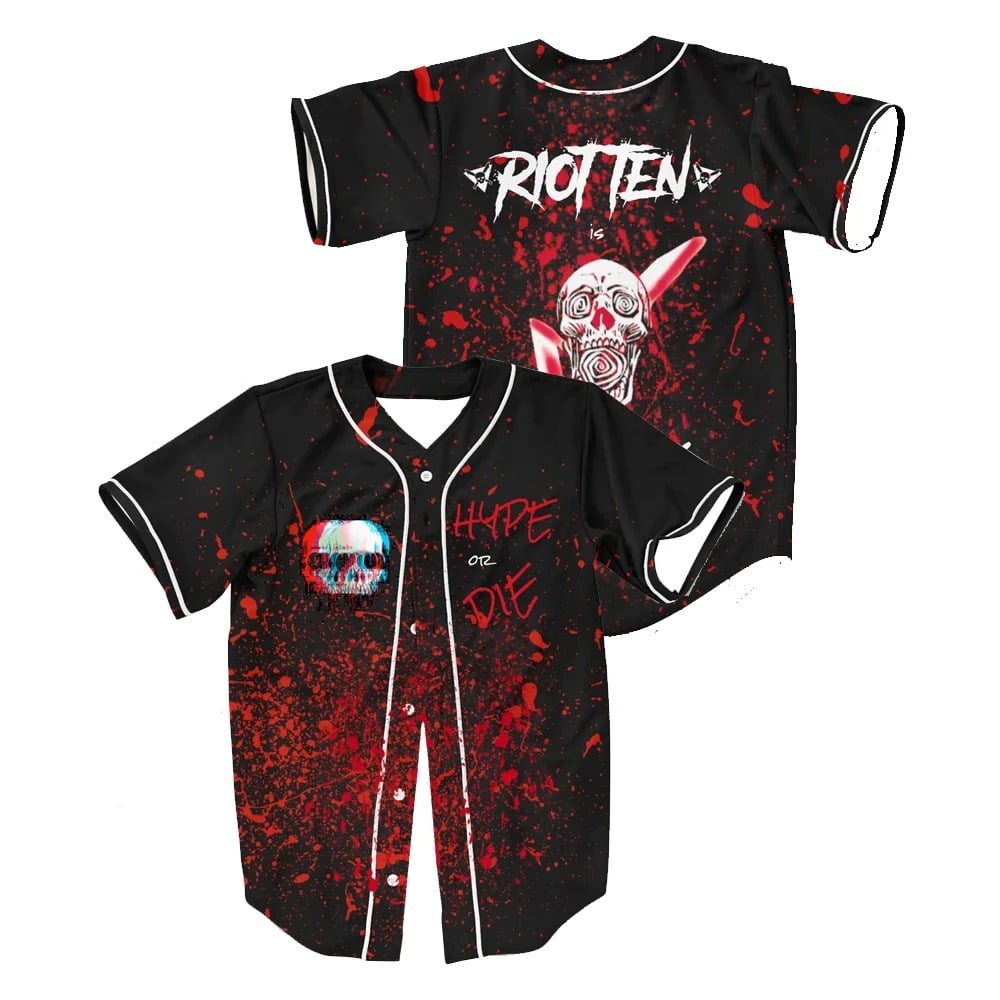 Riot Ten is Daddy Rave Baseball Jersey EDM Festival 2024 Short Sleeve