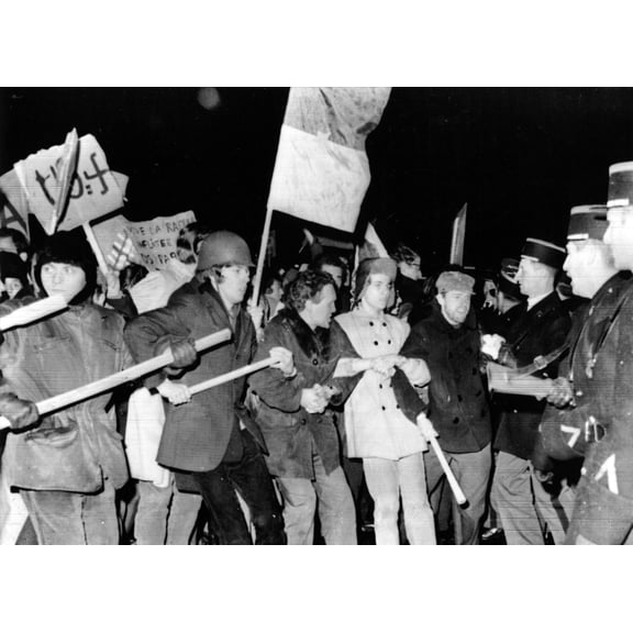Riot-Viet Cong & Anti-Us Demonstrators Turned Up For A Counter-Demonstration When Rightist Demonstrators Gathered For A Rally In Support Of U.S. Policies. Police Fired Tear Gas Bombs When Fighting