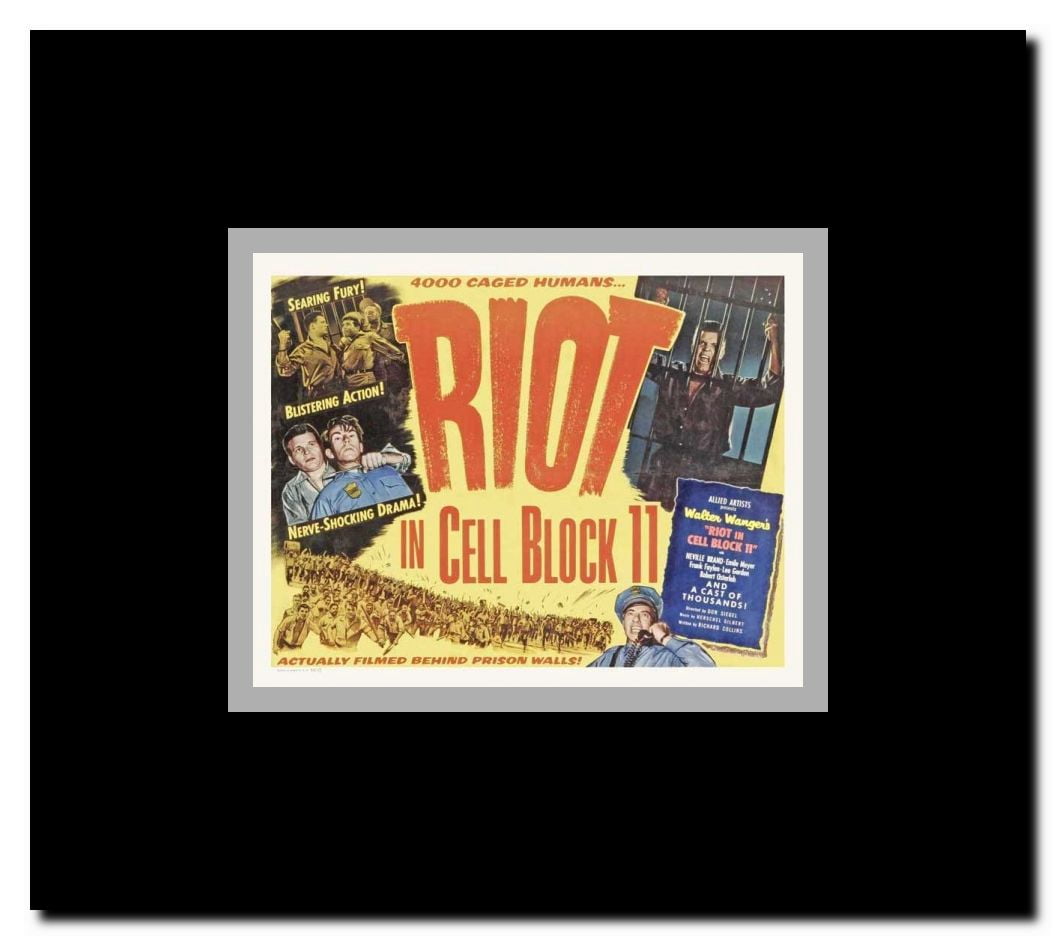 Riot in Cell Block 11 Framed Movie Poster