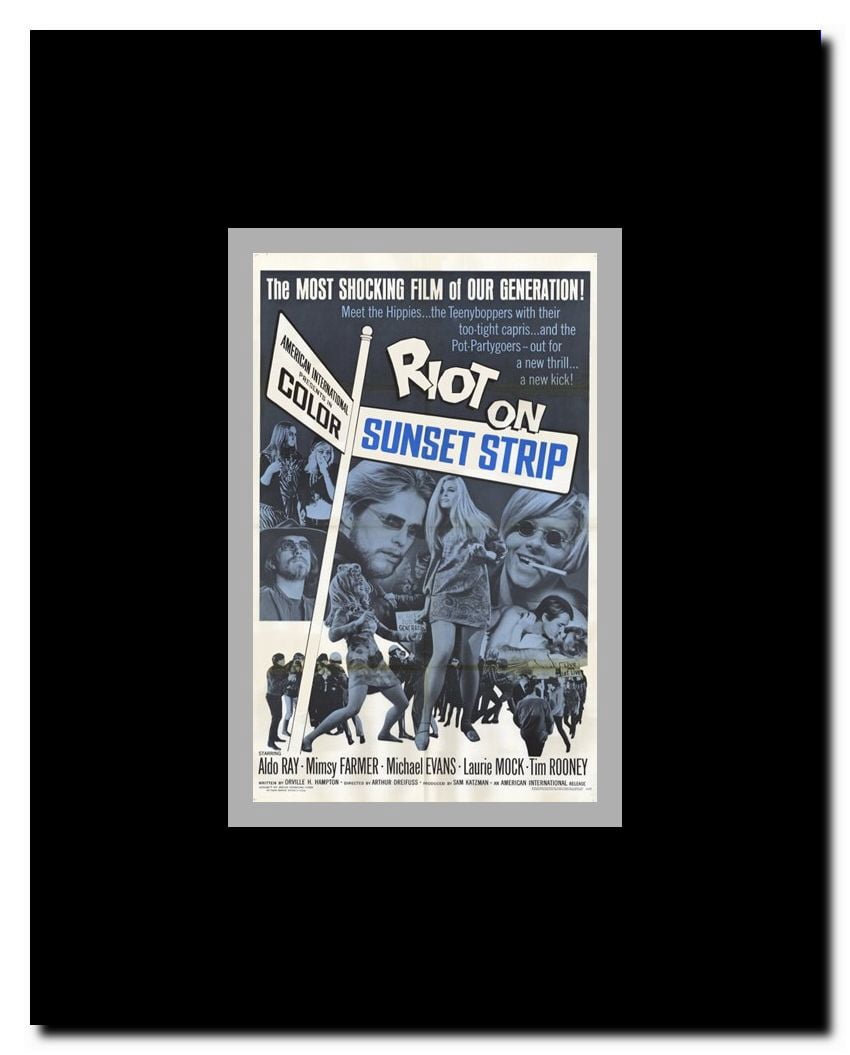 Riot on Sunset Strip Framed Movie Poster