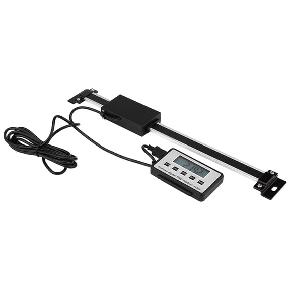 Riousery 0-200mm Accurate Digital Linear Scale LCD Readout Kit for Milling Machines Lathes, Remote Digital Readout Scale Gauge Kit (13.1 inches / 33.3 cm)