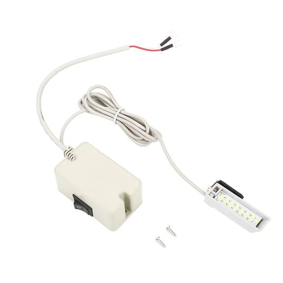 Riousery 0.5W Sewing Machine Working Light 15-LEDs Super Bright LED Lamp For Industrial And Home Machines, Energy Saving Work Lamp With Motor Switch, 54.3 inches / 138 cm Overall Cord Length