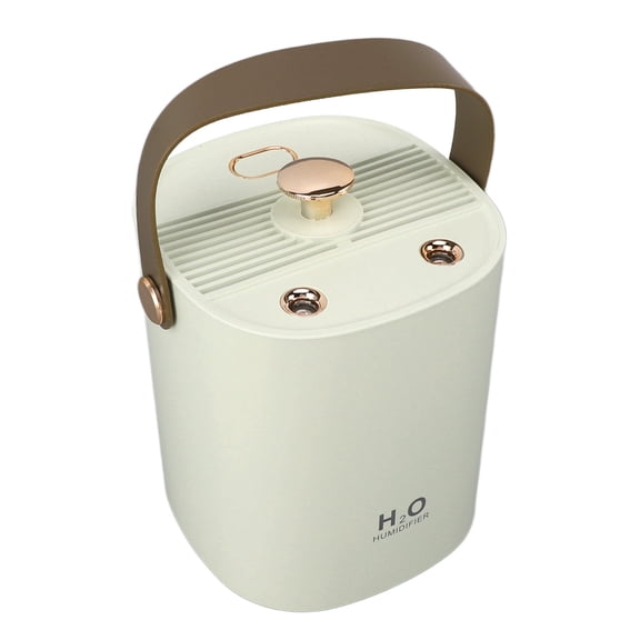 Riousery 1.2L Double Spray Humidifier with Night Light, USB Powered Large Capacity Tabletop Air Humidifier, Green (6.3 inches / 16 cm)