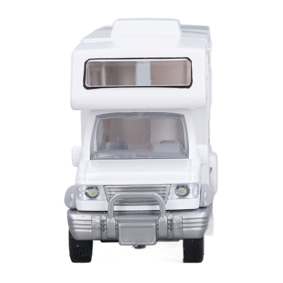 Riousery 1/32 Scale RV Motorhome Toy, Sound & Light Effects, Opening Doors, Alloy & Plastic Vehicle Play Set for Kids, 7.7 inches / 19.5 cm Length, White