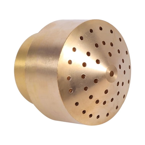 Riousery 1/4" Brass Fireworks Fountain Nozzle, Professional Column Style Pond Spray Head for Garden and Commercial Landscapes, 0.7" x 1.1" Durable Gold Brass Sprinkler