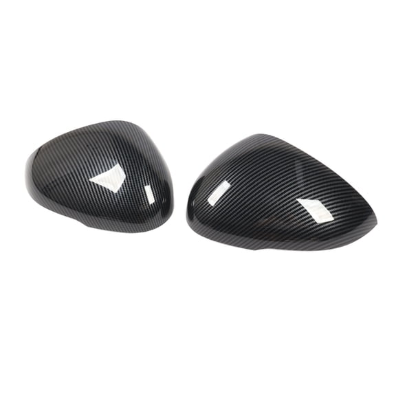 Riousery 1 Pair Side Rearview Mirror Cap Left Right Carbon Fiber Style Door Mirror Cover Replacement for Kia K5 2019 to 2023 / 25.4 cm Mirror Caps Upgraded High Gloss Exterior Shell Guards