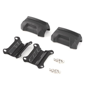 Riousery 1 inch / 25mm Motorcycle Engine Bumper Guard Anti-Drop Rubber Protector Block, Universal Fit for R1200GS R1250GS F800GS Africa Twin CRF1000L, Impact Resistant Engine Protection Accessories