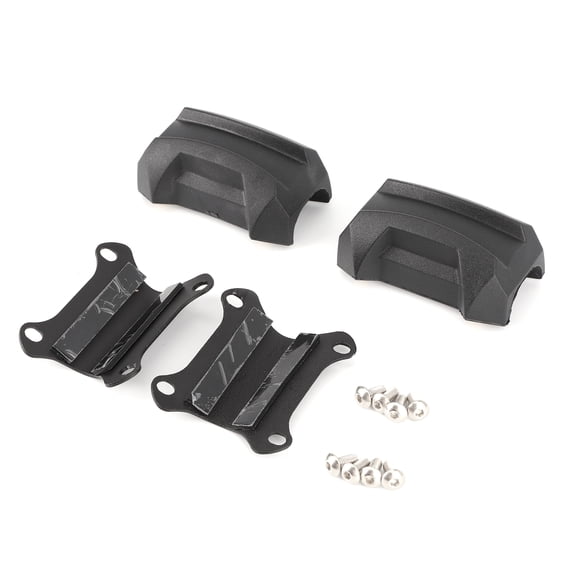 Riousery 1 inch / 25mm Motorcycle Engine Bumper Guard Anti-Drop Rubber Protector Block, Universal Fit for R1200GS R1250GS F800GS Africa Twin CRF1000L, Impact Resistant Engine Protection Accessories
