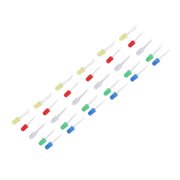 Riousery 1000Pcs 5mm LED Light Emitting Diode Assortment Kit, 5 Colors Red, Green, Yellow, Blue, White