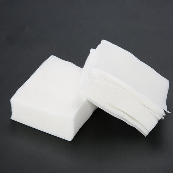 Riousery 1000Pcs Disposable Cotton Pads Nail Polish Wipes Remover Makeup Cleaner Cotton Wipes For Face Cleansing, Soft Facial Pads For Sensitive Skin, Travel Size 2.0 x 2.4 inches / 5 x 6 cm
