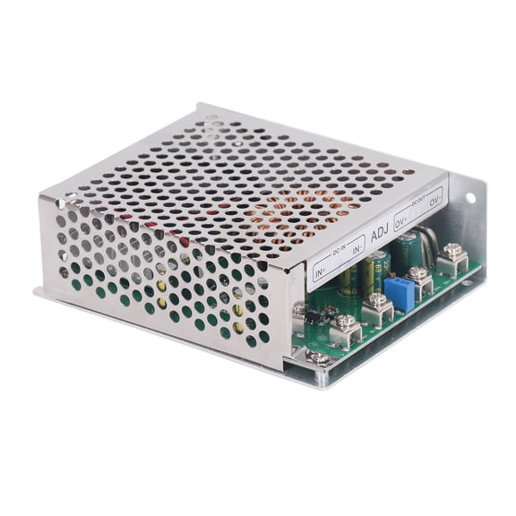 Riousery 1000W DC to DC Buck Module 50A Step-Down Voltage Regulator, DC 25-90V Input to DC 2.5-50V Output Adjustable Converter with Cooling Fan, Heavy Duty Aluminum Power Supply