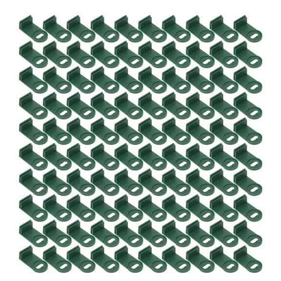 Riousery 100PCS Plastic Greenhouse Twist Clips Shading Fixing Extenders Clamp Insulation Fasteners Plant Hanger Kit for Home Gardening 4.72 inches / 12 cm