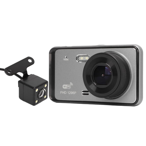 Riousery 1080P Car Dash Camera WiFi Dual Lens Night Vision DVR for Driving 170 Degree Wide Angle 150mAh