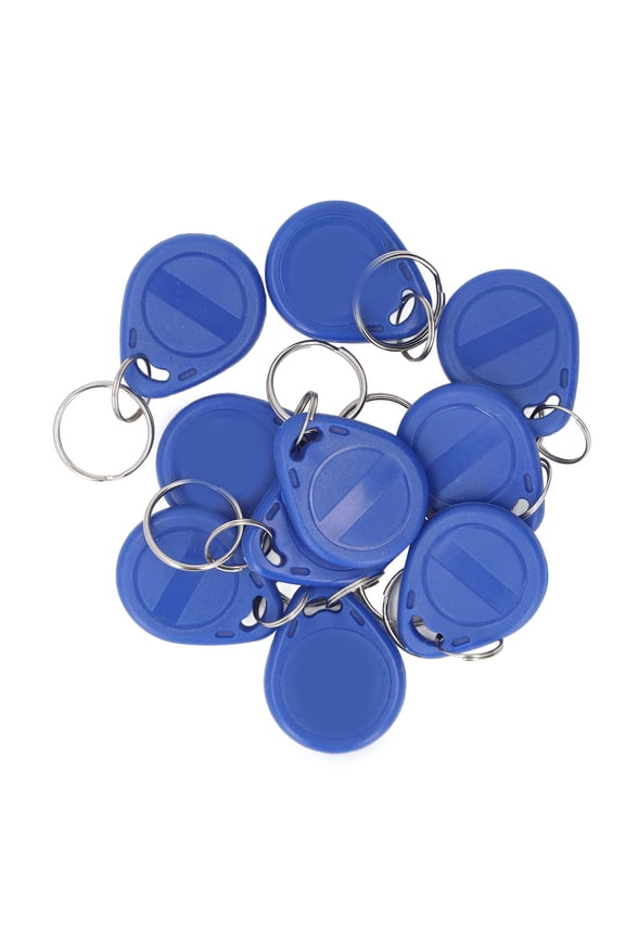 10PCS 13.56MHz RFID Key Fobs Compatible with T5577 Radio Frequency Identification IC Card Keychain for Door Access Control (3.94 inches / 10 cm)