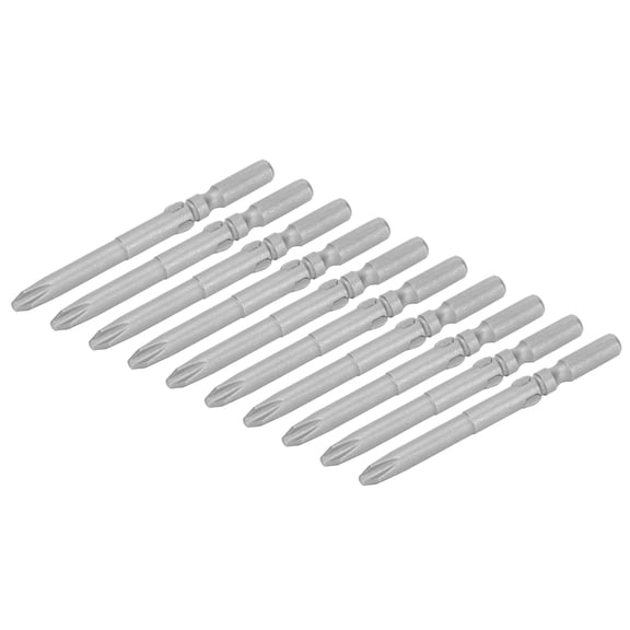 Riousery 10Pcs 4.5mm Magnetic Screwdriver Bits Crossed Head Electric Screwdriver Accessory