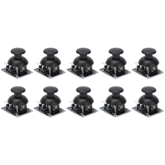 Riousery 10Pcs Joystick Sensor Game Controller Module KY-023 X Y Dual Axes Replacement Set Kit for PS2 PlayStation 2 Repair Parts Video Game Accessories 7.09 inches / 18 cm