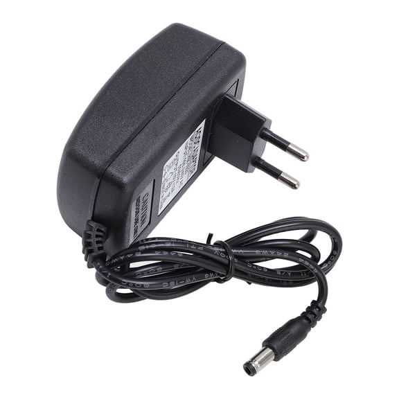 Riousery 10V 2A Power Adapter EU Plug 5.5mmx2.5mm DC Power Supply Adapter for Speaker LED Sign Security Camera Game Console with Over Voltage Protection (Approx 37 inches / 93 cm Cable)