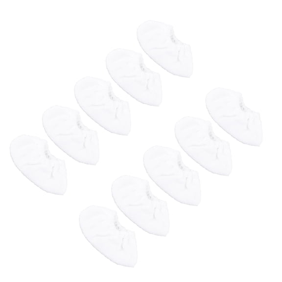 Riousery 10pcs Handheld Steam Mop Pads, Washable Microfiber Cloth Cover Replacement Accessories for Hard Floor Cleaning, Reusable Thick Towel Pads for Daily Home Sweeping and Mopping Duties