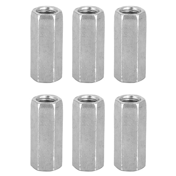 Riousery 10pcs M8 x 1.18 inches / 30 mm Long Rod Nut Hex Hexagonal Sleeve Nut Standoff Threaded Fasteners