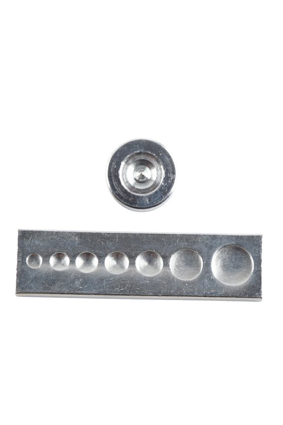 11pcs Leather Craft Snap Fastener Setter Rivet Setting Punch Die Tools with Hole Punches for DIY Sewing