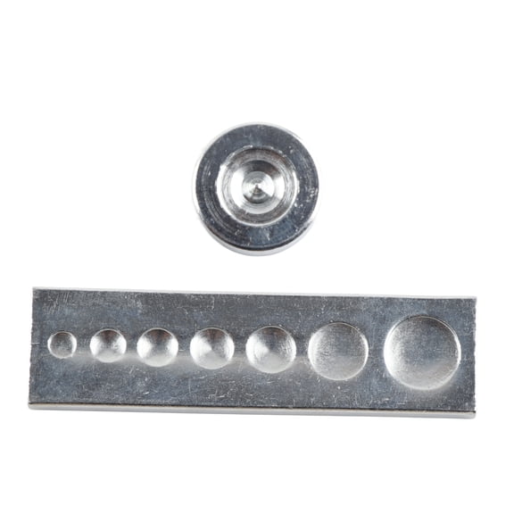 Riousery 11pcs Leather Craft Snap Fastener Setter Rivet Setting Punch Die Tools with Hole Punches for DIY Sewing
